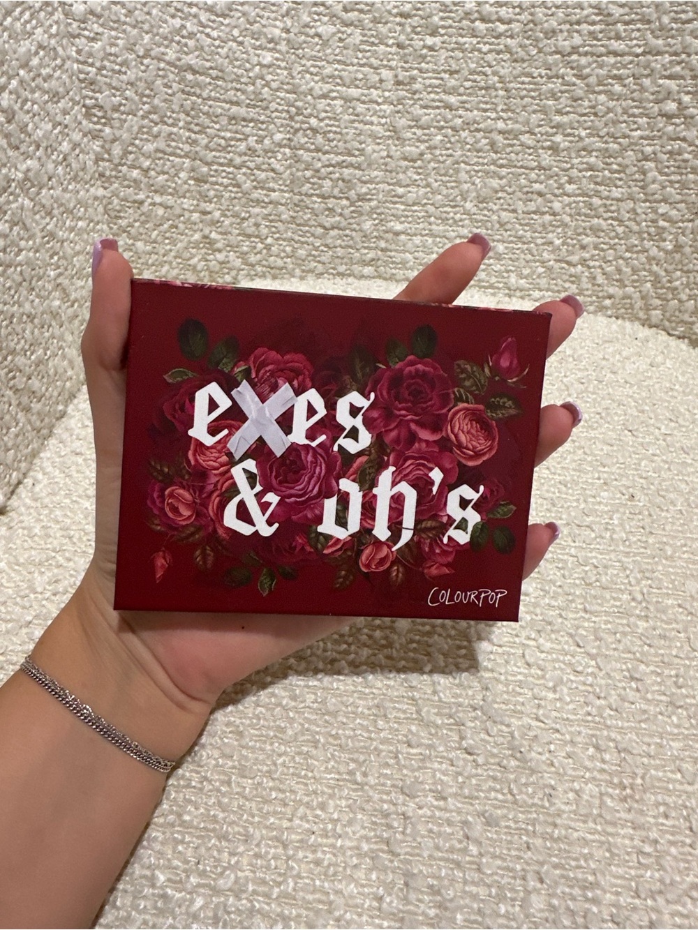Colourpop Floral Typography Wall Art - Red and Pink Roses